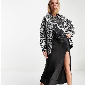 NWT Zebra Print Jacket 🖤